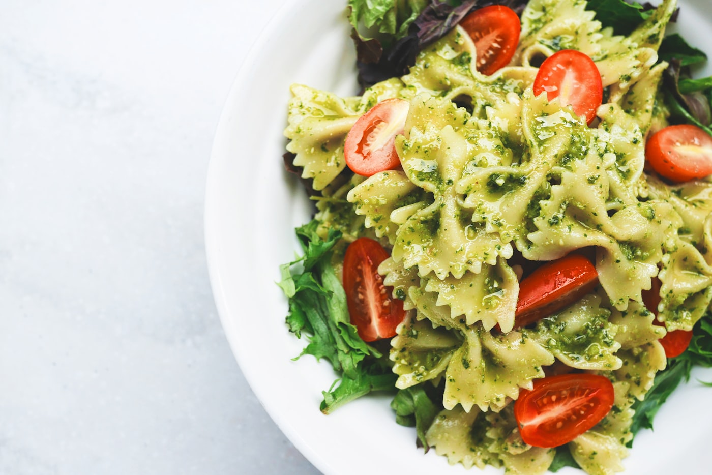 Plat de pâtes italiennes